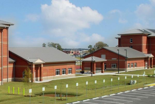 Exterior photo of Cherry Point Bachelor Enlisted Quarters